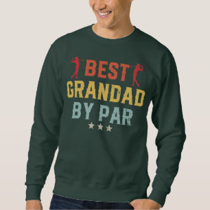 Bester Opa Golfen Herren Nach Par Daddy Golfer Sweatshirt