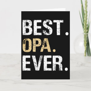 Bester Opa Grafik Opa-Geschenk von Enkelin Enkel Karte