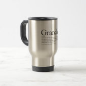 Bester Opa, Großvater, Papa je Definition Reisebecher (Vorderseite Links)