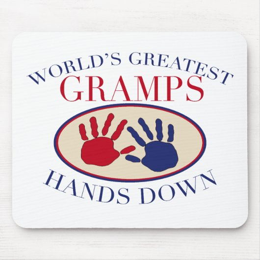 Bester Opa, Hands Down Mousepad (Vorne)