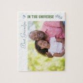 Bester Opa im Universum - Benutzerdefiniertes Foto Puzzle (Vertikal)