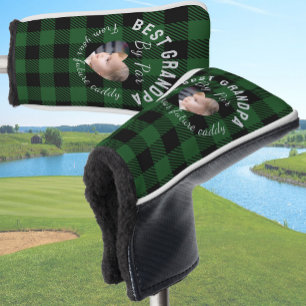 Bester Opa Individuelles Kinderfoto Grünes Büffel- Golf Headcover