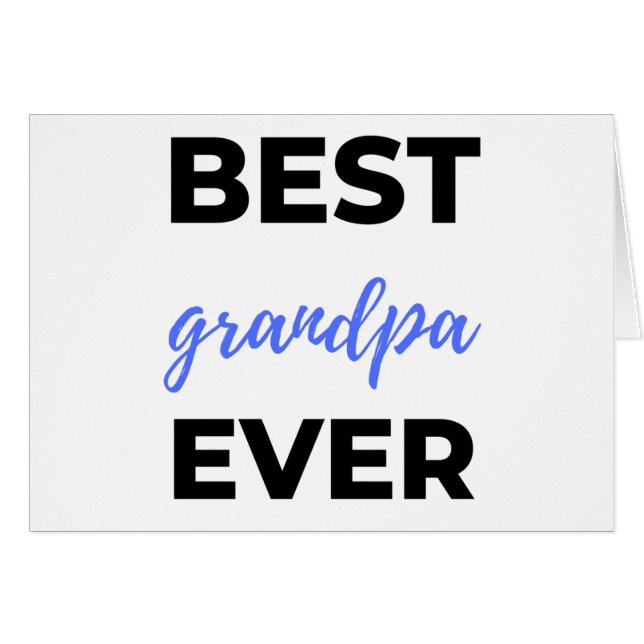 Bester Opa je bl (Vorderseite (Horizontal))