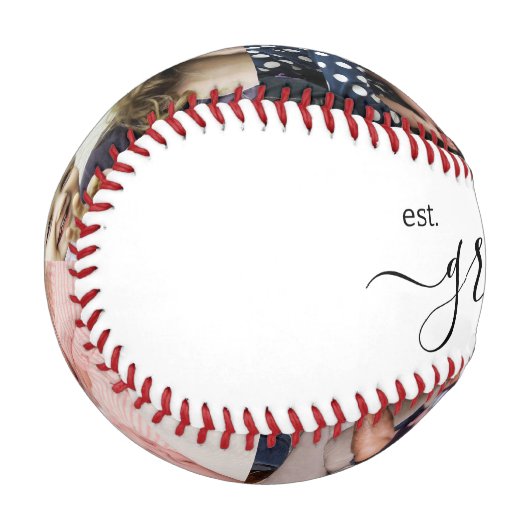 Bester Opa je! Custom Vatertag Baseball (Vorderseite Links)