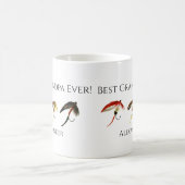Bester Opa je! Fisch Fischerei Fischer Fischfang Kaffeetasse (Mittel)