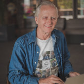 Bester Opa je Foto Collage benutzerdefinierte Text T-Shirt