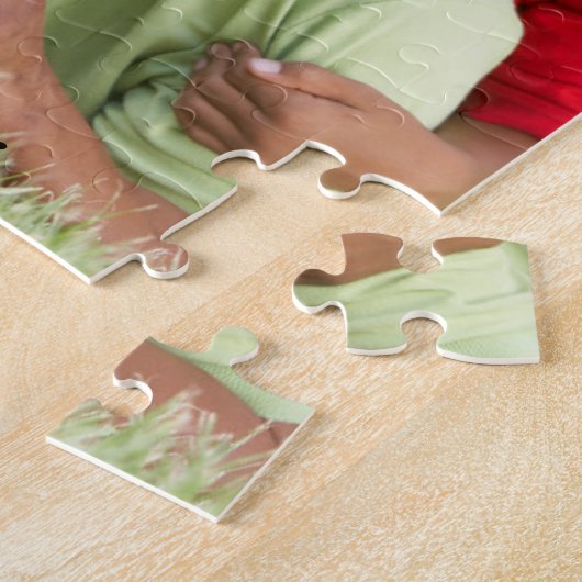 Bester Opa je Foto Name Puzzle (Seite)