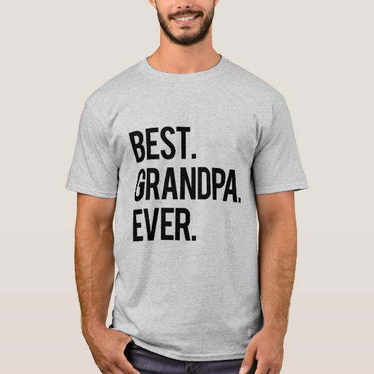 Bester Opa je Phantastischer Großvater T-Shirt (Vorderseite)