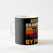 Bester Opa laut Par Disc Golf Spieler Kaffeetasse (Vorderseite Links)