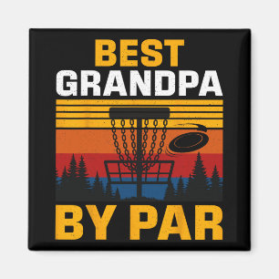 Bester Opa laut Par Disc Golf Spieler Magnet