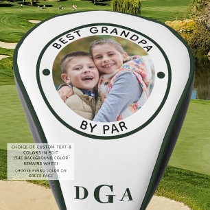 BESTER OPA MIT PAR Foto Monogramm Waldgrün Golf Headcover