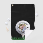 Bester Opa nach Par 1 Foto Golfhandtuch (Insitu)