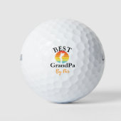 Bester Opa nach Par Custom Vathday Golfball (Vorderseite)