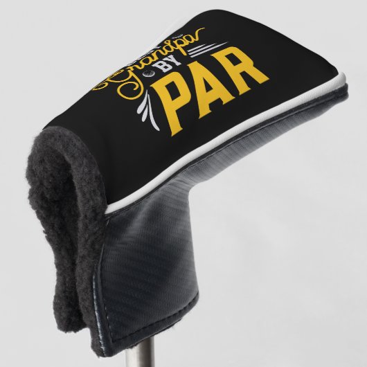 Bester Opa nach Par  Golf Headcover (3/4 Vorderseite)