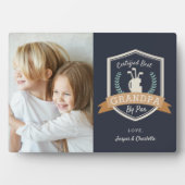 Bester Opa nach Par | Golf Opa Foto Fotoplatte (Vorderseite)