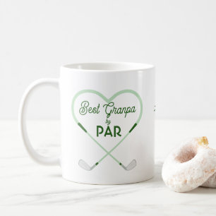 Bester Opa nach Par Liebe Golf Thema Kaffeetasse