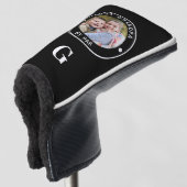 BESTER OPA NACH PAR Monogramm Foto Custom Golf Headcover (3/4 Vorderseite)