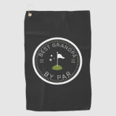 Bester Opa nach Par | Vatertagsgeschenk Golfhandtuch (Vorderseite)