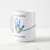 Bester Opa, ohne Frage, Vatertagsgeschenk Kaffeetasse (Vorderseite Links)