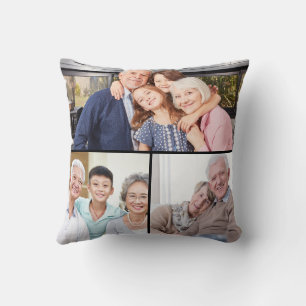 Bester Opa & Oma Aller 6 Foto Collage Benutzerdefi Kissen