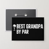 Bester Opa Par Golf Geschenk Humor Sarkasmus Lusti Button (Vorderseite/Rückseite)