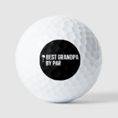 Bester Opa Par Golf Geschenk Humor Sarkasmus Lusti Golfball (Vorderseite)