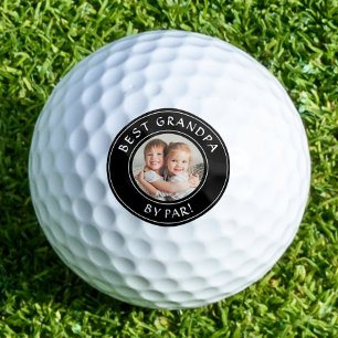 Bester Opa Par Maßgeschneidertes Schwarz-Weiß-Foto Golfball