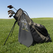 Bester Opa PAR Über dem Rest Golfhandtuch (Gras)