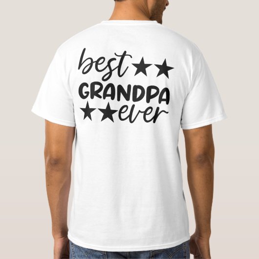Bester Opa-T - Shirt (Rückseite)