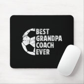 Bester Opa Trainer Fußball Opa eines Fußballspiele Mousepad (Mit Mouse)