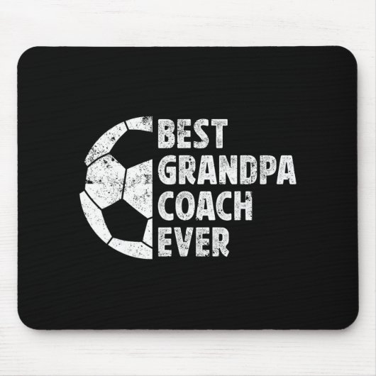 Bester Opa Trainer Fußball Opa eines Fußballspiele Mousepad (Vorne)