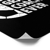 Bester Opa Trainer Fußball Opa eines Fußballspiele Poster (Ecke)