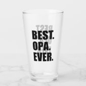 Bester Opa überhaupt deutscher Großvater Glas (Rückseite)