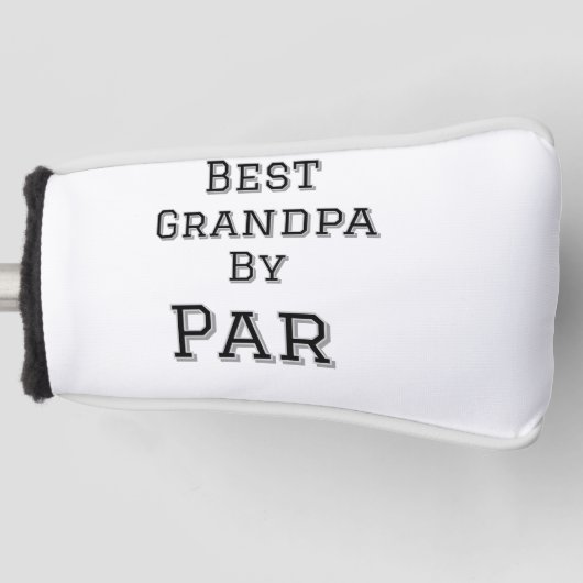 Bester Opa von Par einfache Vater Großvater Gi Golf Headcover (Vorderseite)