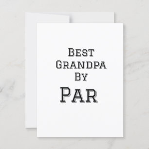 Bester Opa von Par einfache Vater Großvater Gi Postkarte
