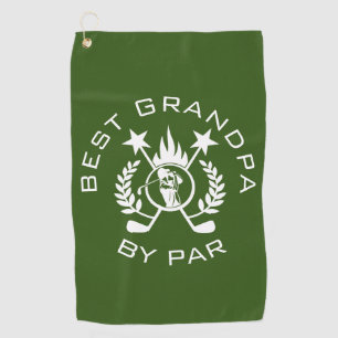 Bester Opa von Par Father's Gift Golfhandtuch