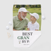 Bester Opa Von Par Foto Golf Handtuch (Insitu)
