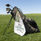 Bester Opa Von Par Foto Golf Handtuch (Gras)