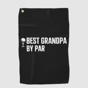 Bester Opa von Par Golf Geschenk Humor Sarkasmus L Golfhandtuch