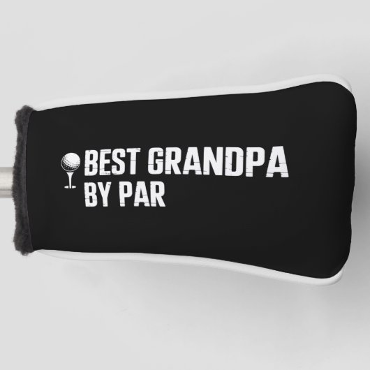 Bester Opa von Par Golf Geschenk Humor Sarkasmus L Headcover (Vorderseite)