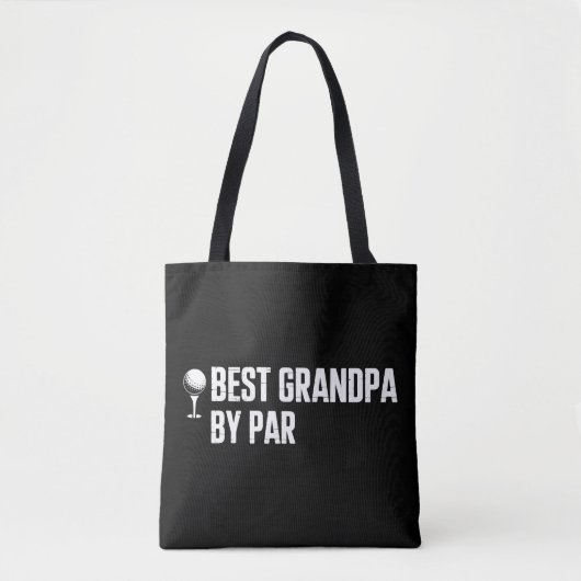 Bester Opa von Par Golf Geschenk Humor Sarkasmus L Tasche (Vorderseite)