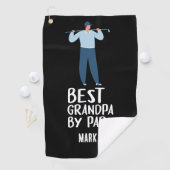 Bester Opa von Par Großvater Golfhandtuch (Insitu)