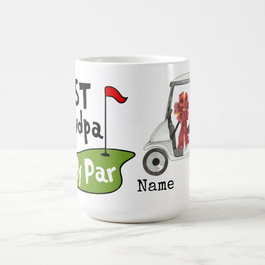 Bester Opa von Par Kaffeetasse (Mittel)