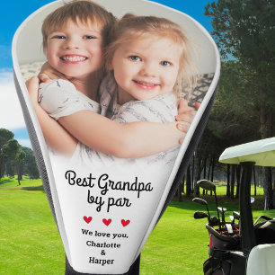 Bester Opa Von Par Moderner Fotogedenkblatt Custom Golf Headcover