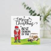 Bester Opa von Par zu Weihnachten mit dem Weihnach (Stehend Vorderseite)