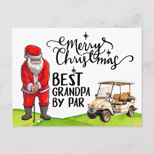 Bester Opa von Par zu Weihnachten mit dem Weihnach (Vorderseite)