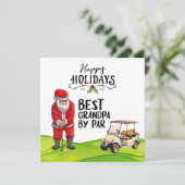 Bester Opa von Par zu Weihnachten mit dem Weihnach (Stehend Vorderseite)