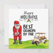 Bester Opa von Par zu Weihnachten mit dem Weihnach (Vorderseite)