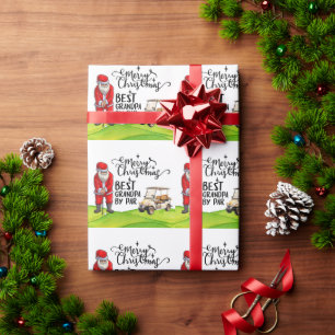Bester Opa von Par zu Weihnachten mit dem Weihnach Geschenkpapier