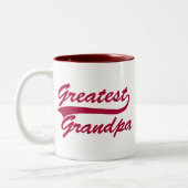 Bester Opa Zweifarbige Tasse (Links)